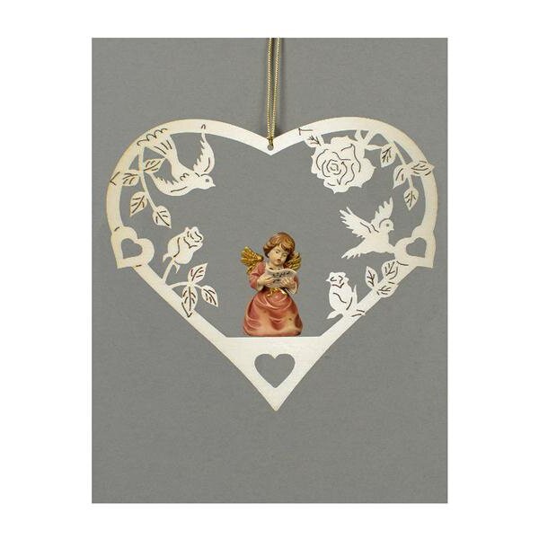 Heart-Bell angel with notes