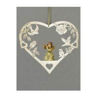 Heart-Bell angel with flute