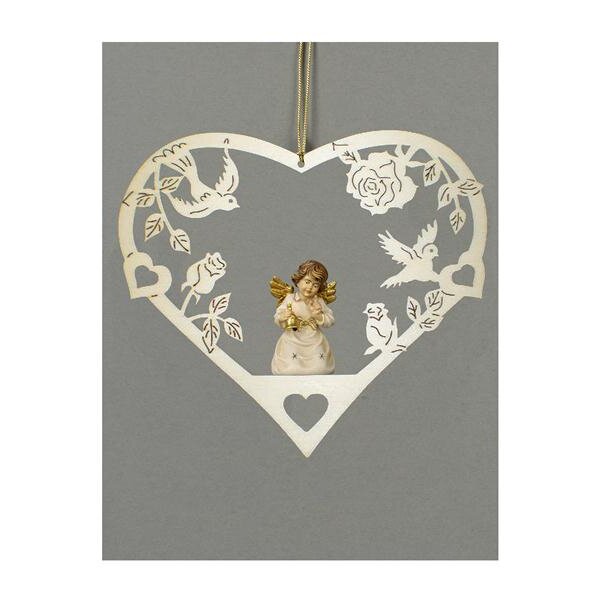 Heart-Bell angel with bell