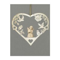 Heart-Bell angel with parcel