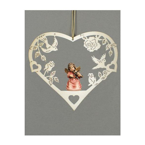 Heart-Bell angel with violin