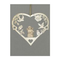 Heart-Bell angel with drum