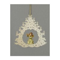 Christmas tree-Bell angel with flute