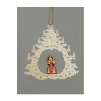 Christmas tree-Bell angel with bird