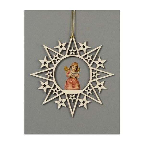 Star with stars-Bell angel with notes