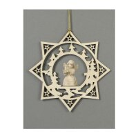 Star with trees-Bell angel with candle-carrier