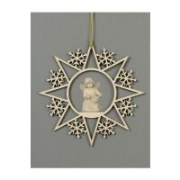 Star with snowflakes-Bell angel with drum