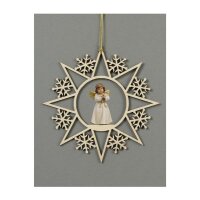 Star with snowflakes-Bell ang.stand.praying