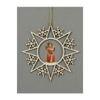 Star with snowflakes-Bell ang.stand.guitar