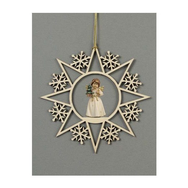 Star with snowflakes-Bell ang.stand.tree