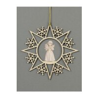 Star with snowflakes-Bell ang.stand.tree