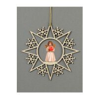 Star with snowflakes-Bell ang.stand.heart