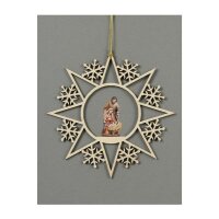 Star with snowflakes-Holy Night crib