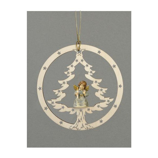 Tree-Bell angel with candle