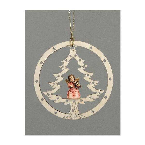 Tree-Bell angel with violin