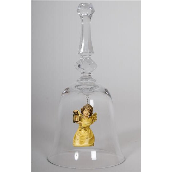 Crystal bell with Bell angel lantern