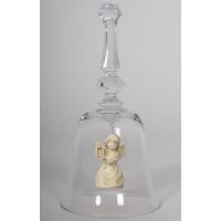 Crystal bell with Bell angel lantern