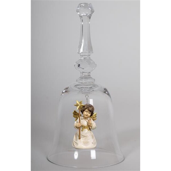 Crystal bell with Bell angel star