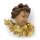 Angelhead baroque left - old true gold colored - 11 inch