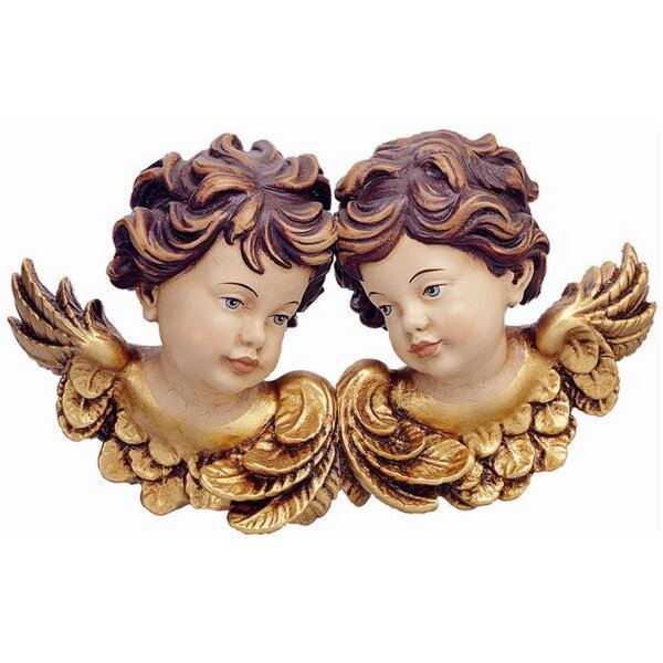 Couple of Angelheads baroque - color - 5½ inch