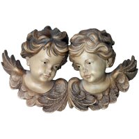 Couple of Angelheads baroque - color - 5½ inch