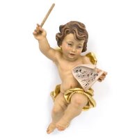 Angel conductor - color carved - 18 inch