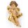 Angel with trombone - color carved - 18 inch