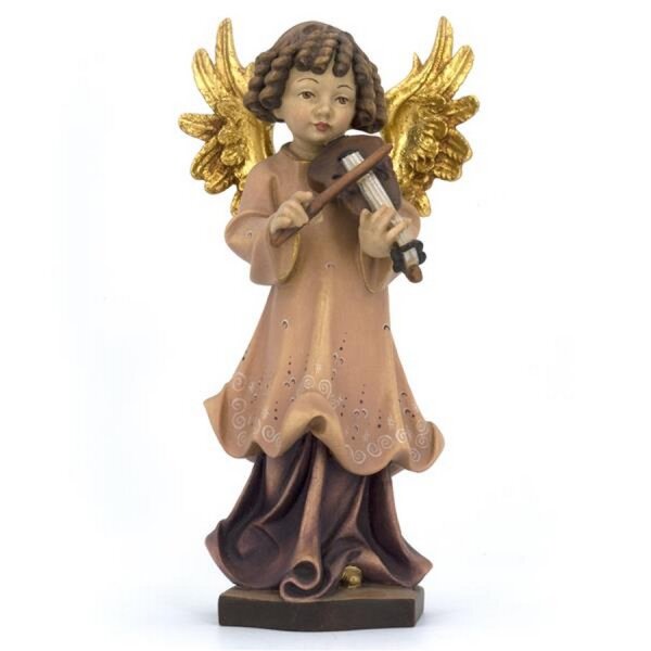 Angel dressed violin - color - 8¼ inch