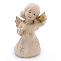 Angel with bell - color - 2¾ inch