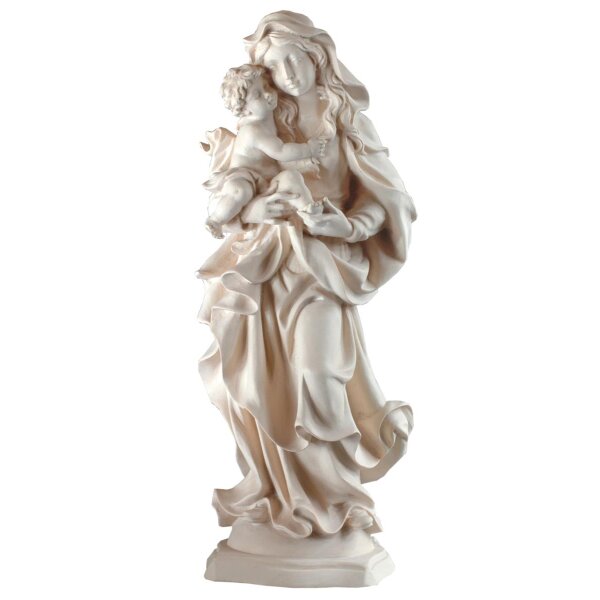 Holy mother Bernardi - color carved - 43 inch