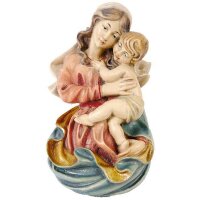 Madonna relief - color carved - 15,7 inch