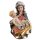 Madonna rilievo (MI) - colorato scolpito tiglio - 36 cm
