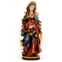 Santa Elisabetta - colorato scolpito tiglio - 110 cm