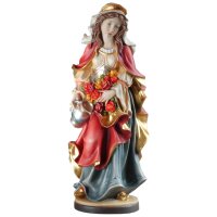 Santa Elisabetta - colorato scolpito tiglio - 110 cm