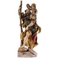 St.Christophorus - color carved - 23,6 inch