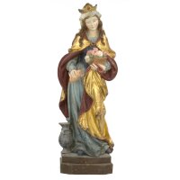 St.Elisabeth - color carved - 21½ inch