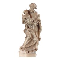 St.Joseph with child - color carved - 23½ inch