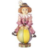Babyclown on ball - color - 7 inch