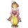 Babyclown sulla palla - colorato - 18 cm