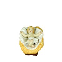 Jesus child with cradle - color - 8 inch