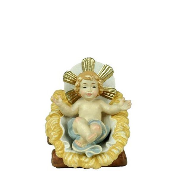 Jesus child and crandle - color - 14¼ inch
