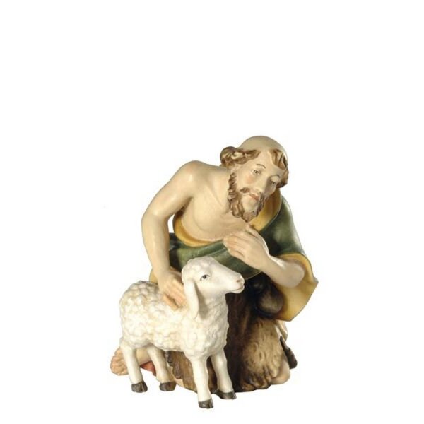 Shepherd kneeling - color - 11 inch