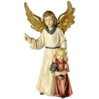 Angel with girl - color - 9,1 inch