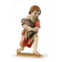 Shepherdboy with hare - color - 8 inch