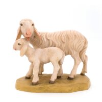 Sheep with lamb - color - 8 inch