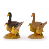 Goose with baby - color - 3,3 inch