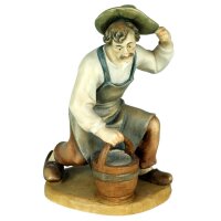 Shepherd with pail - color - 8 inch