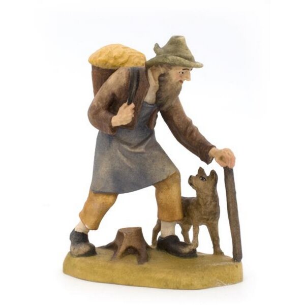 Shepherd with dog - color - 6¼ inch