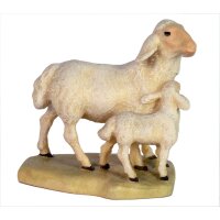 Sheep with lamb - color - 6¼ inch
