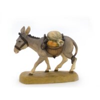 Donkey with luggage - color - 4 inch